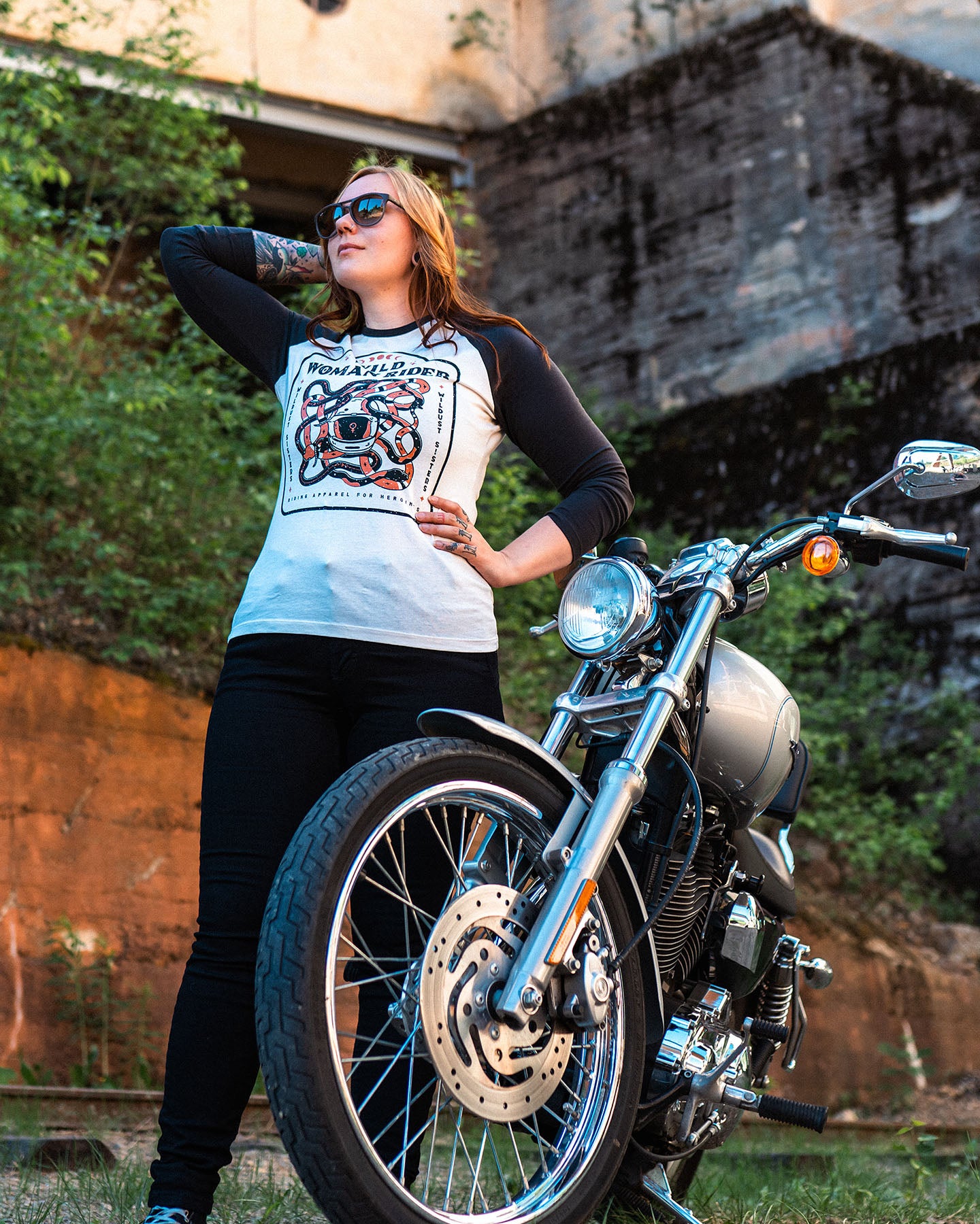 Pitkähihainen paita - Wild Woman Rider